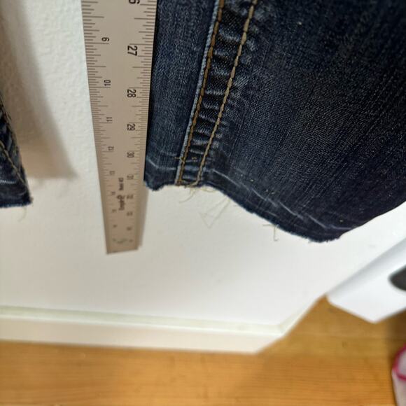 KUT From The Kloth Kate So Low Rise Boot Cut Jeans Women's Flap Pocket Size 10 - Picture 13 of 13